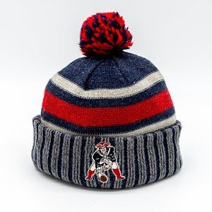 Reebok NFL VIntage Collection New England Patriots Winter Knit Hat Pom Beanie
